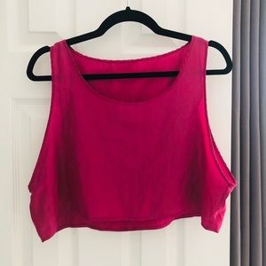 Pink tank top